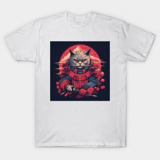 samurai cat T-Shirt